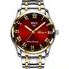 Swiss Men's Waterproof Quartz Watch: Elegant Automatic Movement, Slim Design