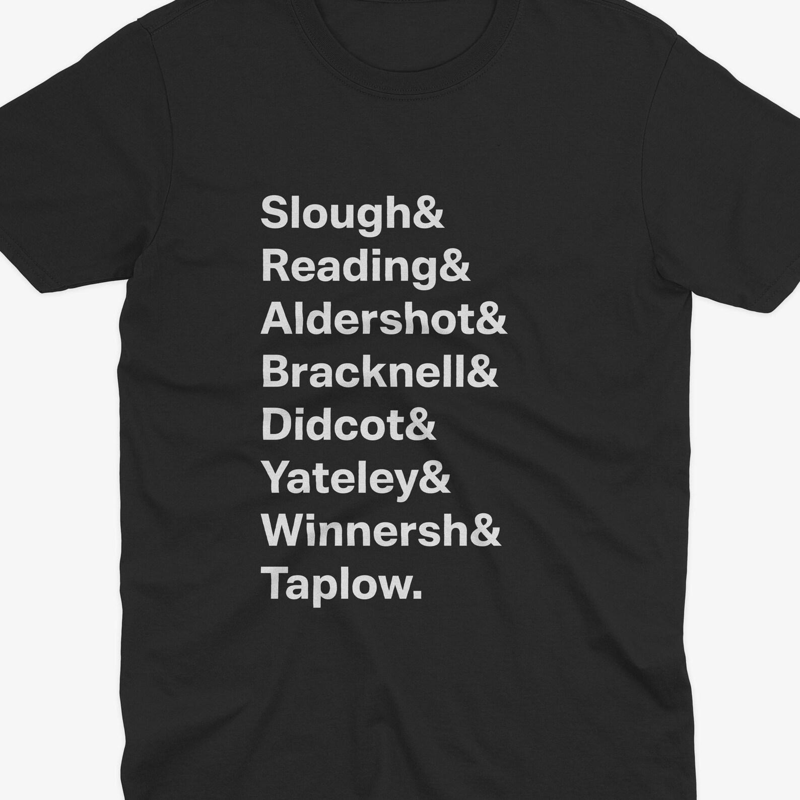 The Office UK T-Shirt, David Brent Places T-Shirt, The Office UK Inspired Funny Shirt, Ricky Gervais Humor, Karl Pilkington Fan 2XL