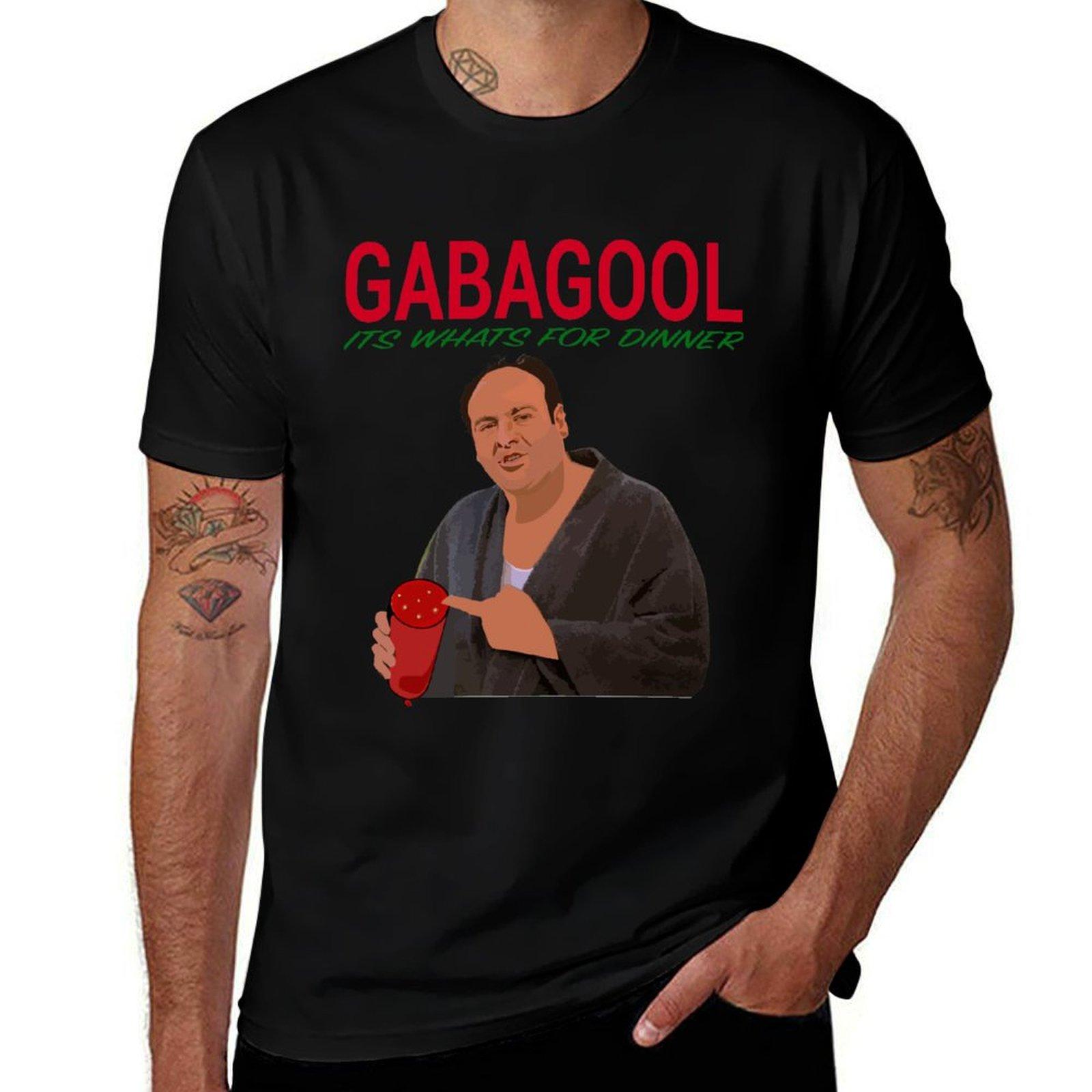 

Gabagool - It s What s For Dinner - Tony Soprano T-Shirt anime t shirts blue archive t shirts for men M