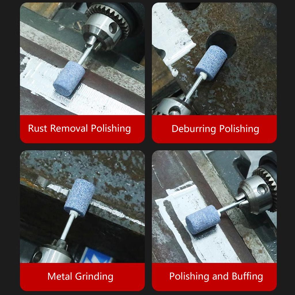 Cap Abraziv Premium de Rectificat Pentru Lustruirea Metalului și Pietrei cu Coadă Durabilă de 3mm Atașament pentru Unealtă Rotativă