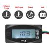 4 In 1 Motorcycle Thermometer Engine Oil Temp Voltage Time LCD Digital Display  12V  
