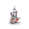 New 925 Silver Summer Coin Twelve Constellation Carving Hang Tag Charm Beads Suitable for Bracelets, Necklaces, Fashion Jewelry