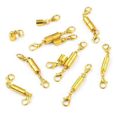 Home Party Supplies Necklace High Quality Cylinder Heart Jewelry Making Jewelry Accessories Fasteners For Bracelet Jewelry Connector 2Set/Pack Buckle