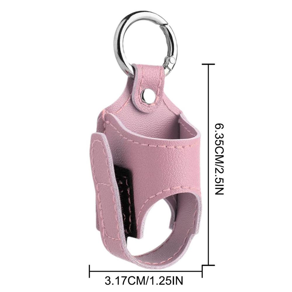 Inhaler Case Holder PU Leather Storage Case With Metal Buckle For Inhaler For Travel Daily School Hiking Lightweight Protectin