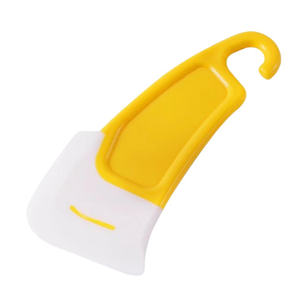 Cleaning Silicone Spatula Kitchen Scraper Soft Blade Scraper Brush Dirty Pan Pot Dishes Cleaner Cleaning Spatula Pot Cleaning