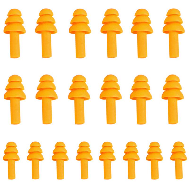 10/5/1Pairs Soft Silicone Earplugs Waterproof  Ear Plugs Reusable Sound Insulation Noise Reduction Sleeping Ear Plugs with Box