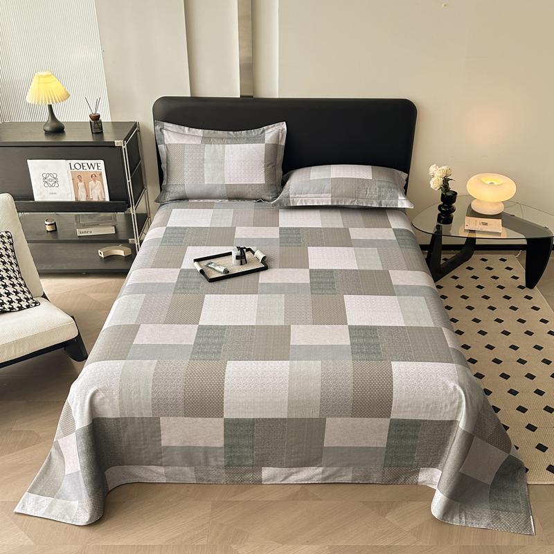 Vintage Style Floral Pattern 100% Cotton Bed Sheet Set Dark Color Flowers Luxurious Bedspread with Pillowcases Queen Bedding Set