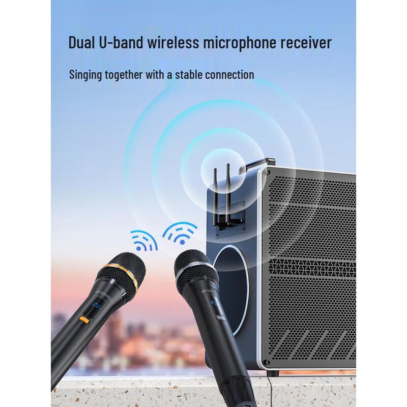 SANSUI K91 Portable Karaoke Speaker System