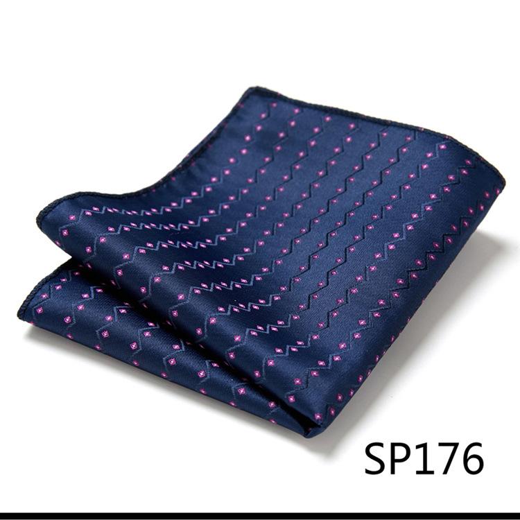 Guangzhou 1200-Pin High-Density Men'S Elegant Retro Business Suit Jacquard Pocket Towel Square Towel