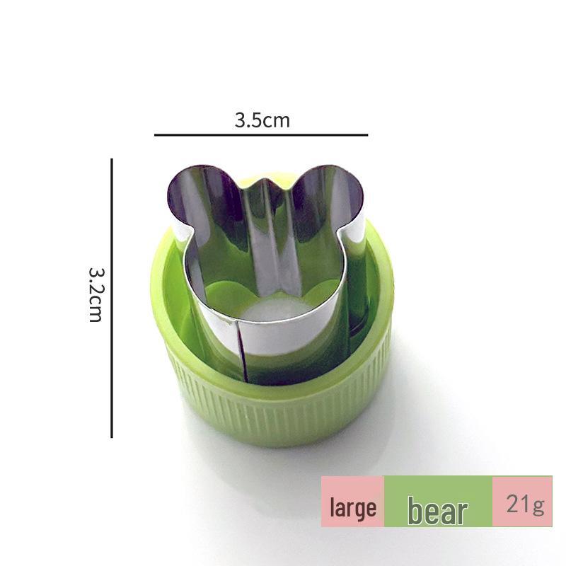 Stainless Steel Farfalle, Vegetable, Fruit, and Sausage Cutter & Cookie Wonton Stamp for Baby Food