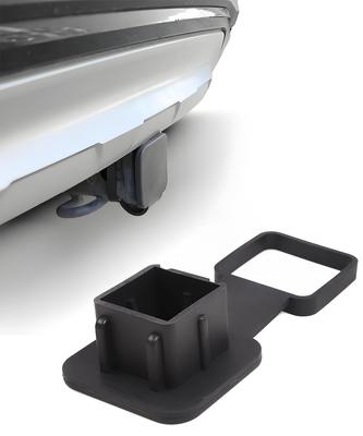 Vitalux Hitch Cover 2" Square Rubber Dustproof Plug Tow Hook Dust Cover for Trailer