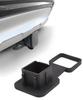 Vitalux Hitch Cover 2" Square Rubber Dustproof Plug Tow Hook Dust Cover for Trailer