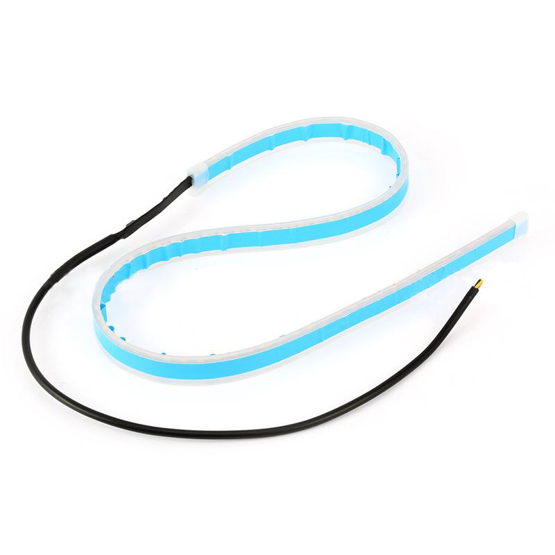 1Pcs Led Tagfahrlicht Externe Ultra-Dünne Lichtleiter Streifen Dual Farbe