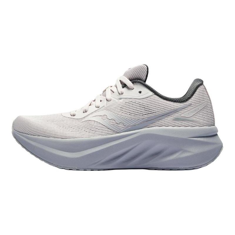 Saucony TIDE 3 women low-top running shoes grey purple nylon plate comfortable non-slip durable S18241-1