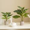 Realistic Fake Plant Easy Care No Withering Decorate Garden Wedding Faux Green Plant Party Supplies