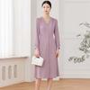 JESSIE Elegant V-Neck Long-Sleeve Dress
