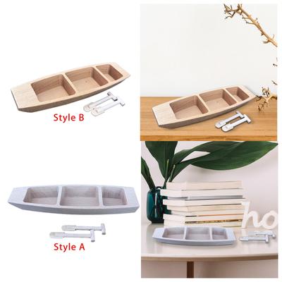 Wooden Fishing Boat Model Marine Crafts for Bedroom Living Room DIY Projects