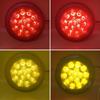 Universal 12-24V Vehicle Indicator Light Auto 16LED Tail Light Bright Amber Lamp