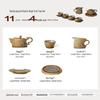 Edenus Dunhuang Co-branded Ceramic Kung Fu Tea Set