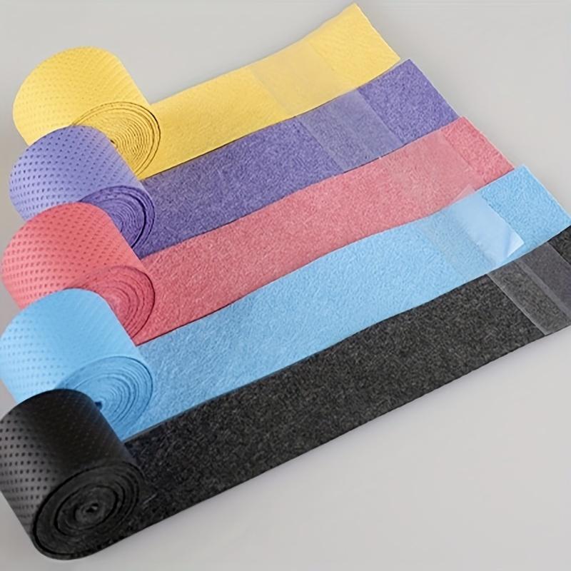 

Прочная противоскользящая полиуретановая обмотка для бадминтонных ракеток, теннисных ракеток и удочек - Портативные, простые в установке напульсники 1 pcs синий