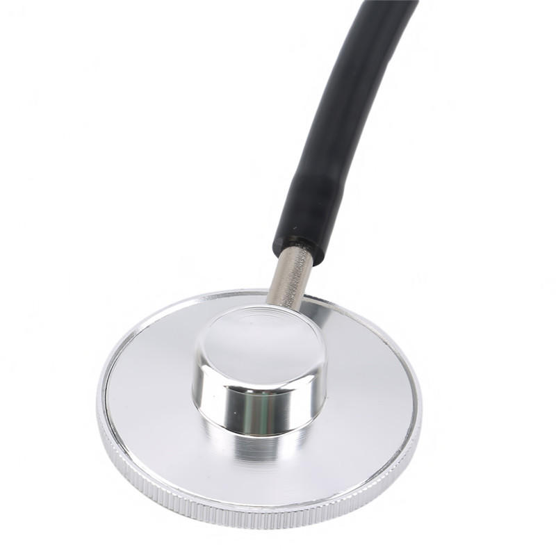 High Quality Durable Single Head Stethoscope Black Medical Equipment Nurse Vet Cardiology Stethoscope