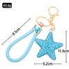 Five-pointed Star Creative Keychain, Hoop Backpack Pendant, Heart-shaped Keychain, Small Gift