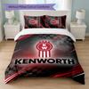 Kenworth Print 3-teiliges Bettwäsche-Set Bettbezug mit zwei Kissenbezügen Weiche Bettwäsche für Haushalt Schlafzimmer