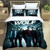 Teen Wolf Bedwäsche-Sets exquisites Bettwaren-Set Bettbezug Bettdecke Set Bettwäsche-Set Luxus Geburtstagsgeschenk