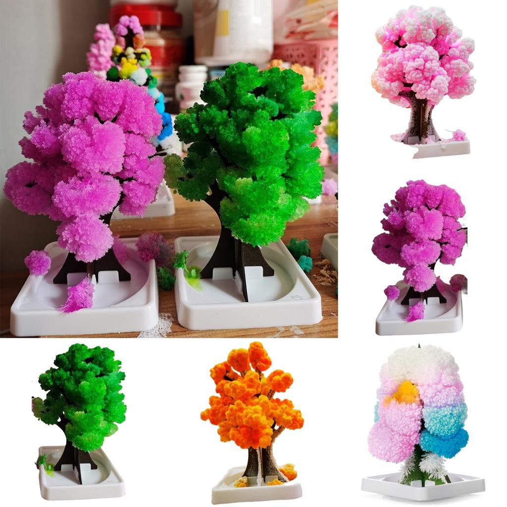 Paper Tree Magic Tree Amazing Flowering And Crystal Growing Toy For Kids