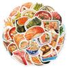 30PCS Japanese Snack Series Stickers Packaging Decoration Stickers Phone Cases Laptop DIY Personalized Waterproof Stickers