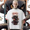 Snake Around Cup Shirt Short Sleeve O-Neck Clothes Hip Hop Men's Tshirt HD Graphic Printing Tee Causal Tops Oversize T-shirt