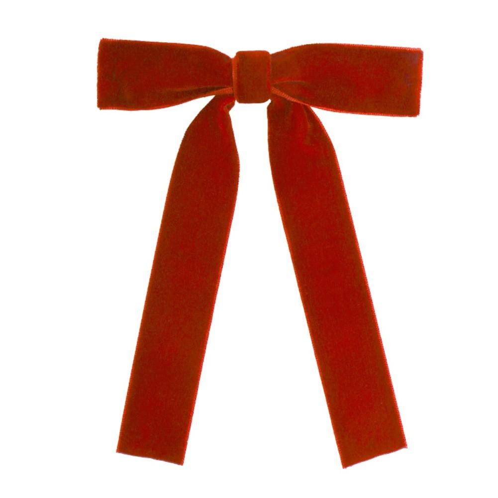 Velvet Christmas Bows Wine Red Decorations Effortless Installation Reusable Bows