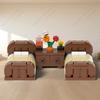 MOOXI House Furniture Series Bed Piano Drum Sets City Creative MOC Bricks Building Blocks Kids Toys Playing House Boy Girl Gifts