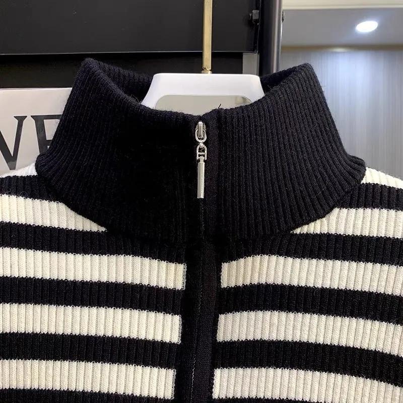 Pullover für Damen Winter Baumwolle Verdickt Warmer Strick Dehnbar Langarm Oversize Jumper Pullover Tops