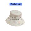 Stylish Ponytail Bucket Hat Breathable Children Fisherman Hat Lovely Shape Hat for Beach Camping