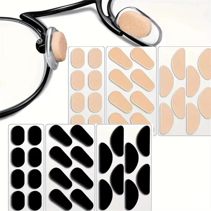 8Pcs Soft Foam Nose Pads Self Adhesive Non-Slip Eyeglass Nose Pads, Thin Nosepads For Eyeglasses Sunglasses Glasses