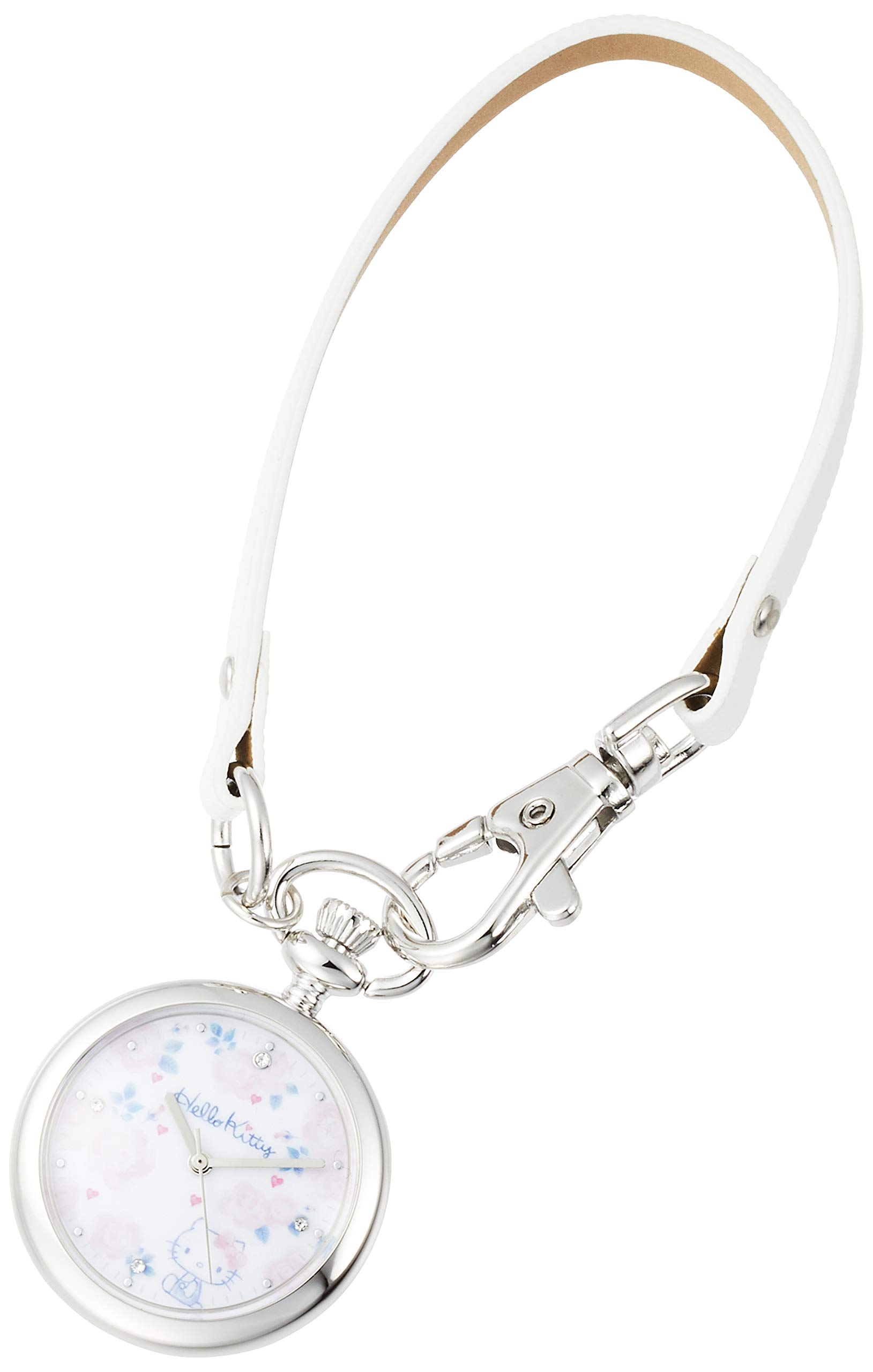 

Pocket Watch Fieldwork Analog Hello Kitty with Strap White [Fieldwork] KT004-1 білий