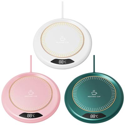 Electric Coffee Warmer Auto Shut Off Coffee Mug Warmer 3 Temperature Setting Portable Cup Warmer for Travel Office Desk Home Use