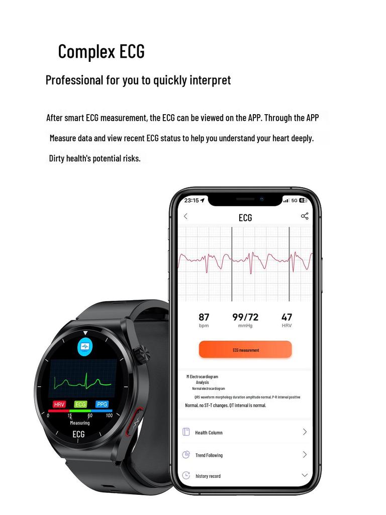 2025 S22 Smartwatch: Air Pump, Airbag, Accurate Blood Pressure, Voice Broadcast, ECG, Blood Sugar, Uric Acid Monitoring.