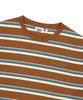 Wacky Willy Multi-Stripe Short Sleeve T-Shirt Brown
