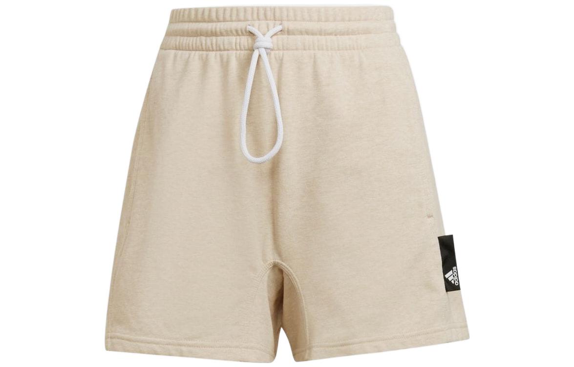 Adidas Women s Sportswear Studio Lounge Shorts Botanic Beige Mel HE3092 L