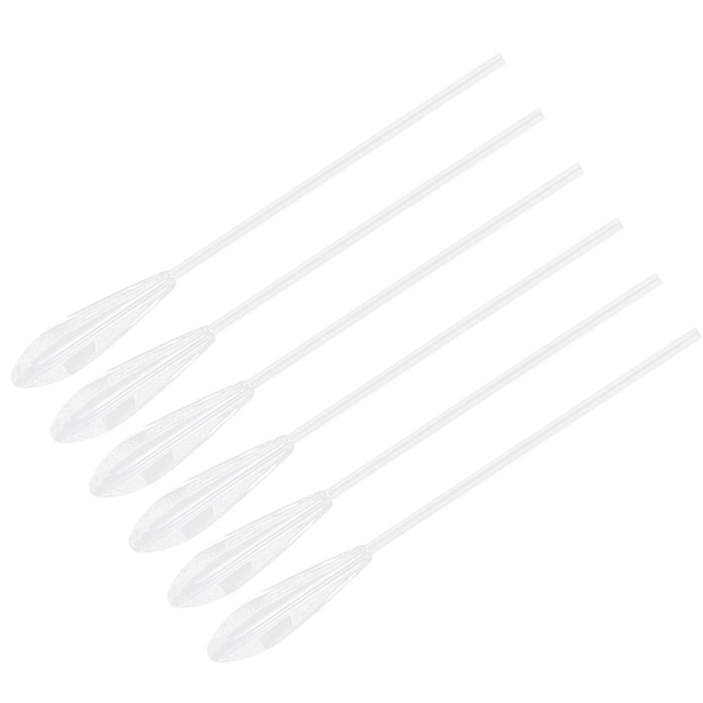 6Pcs Acrylic Large Sinking Floats Fishing Accessory Ecofriendly Transparent White(15 G )