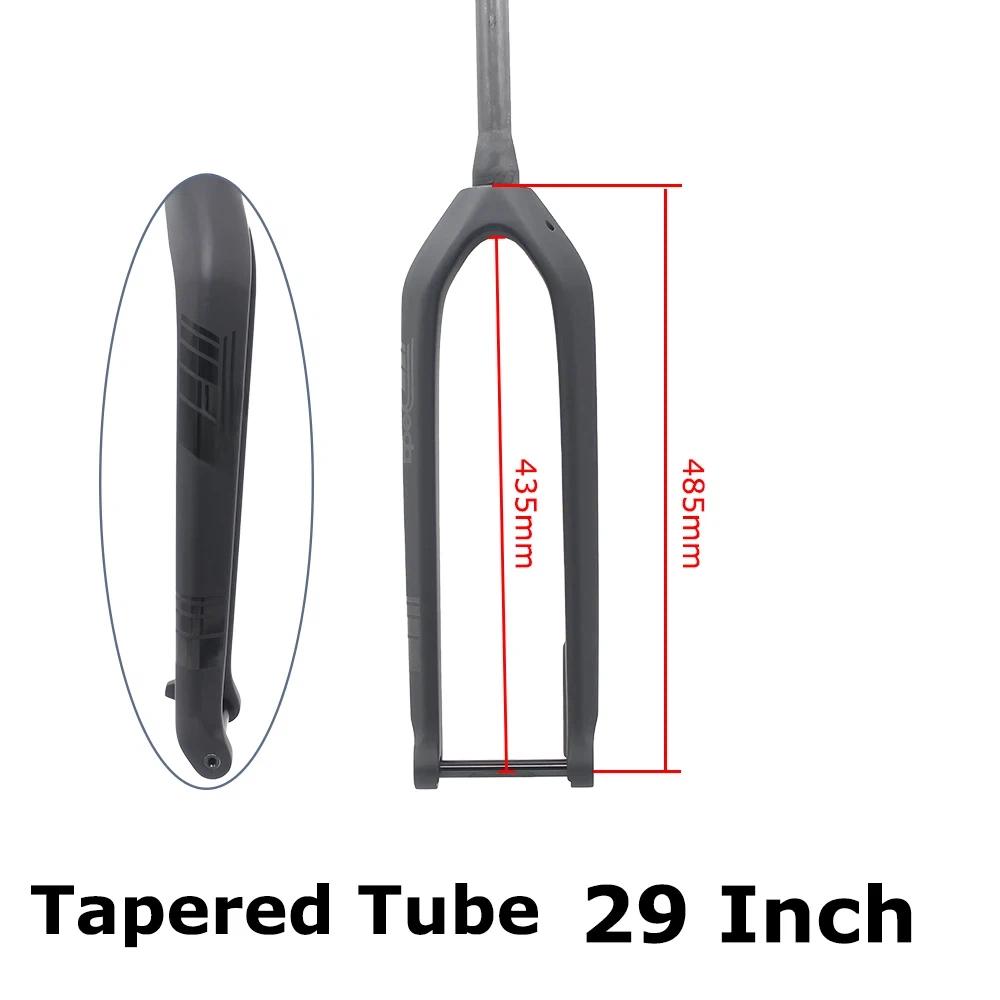 Full Carbon MTB Fork for XC & Gravel | 15*110mm Boost Thru-Axle | Fits 26/27.5/29" | Disc Brake | Straight/ Tapered Steere