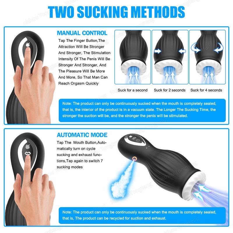 Male Glan Massager Penis Stimulator Penis Vibrator Delay Stamina Trainer Vibrator Oral Climax Masturbator Sex Toys for Men