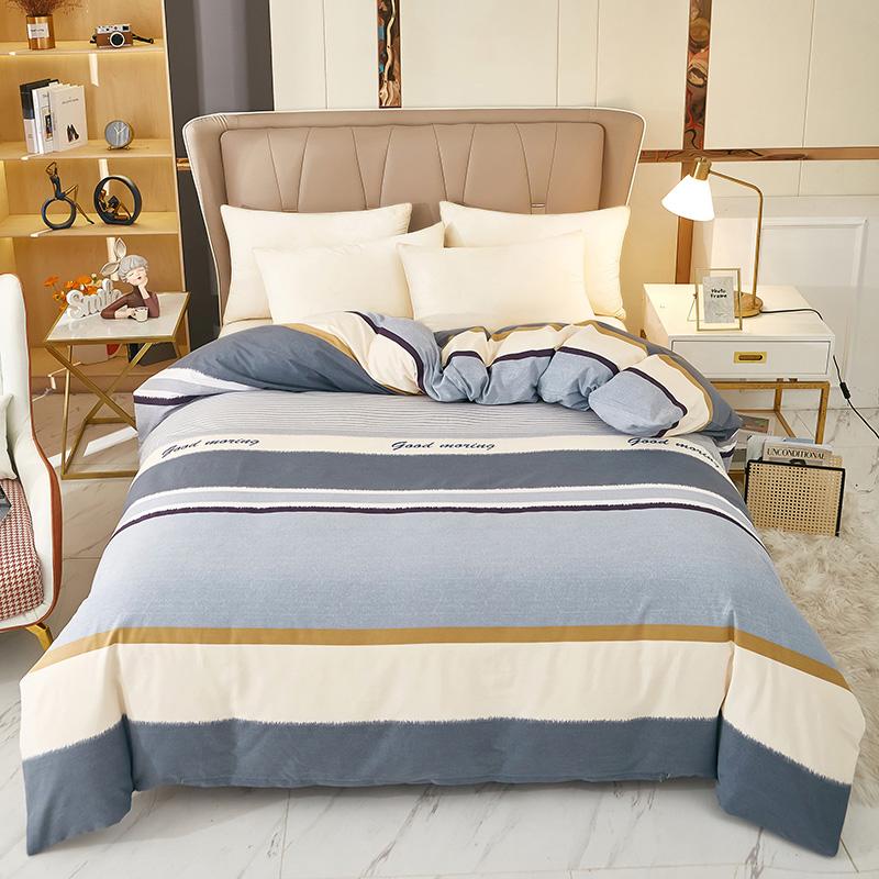 1Pc Boho Geometric Pattern 100% Cotton Duvet Cover Thicken Quilt Cover with Zipper Soft Comfortable Bedding for Kids Boys Girls