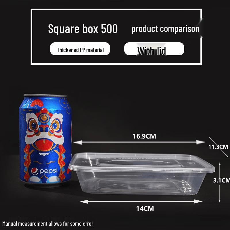 Disposable Wheat Straw Meal Prep Containers with Lids