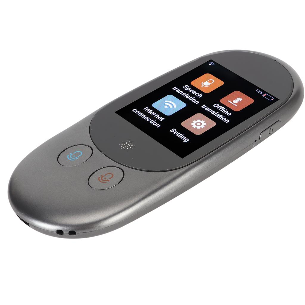 Language Translator Device 126 Different Languages 2.4inch LCD Touch Screen Portable Smart Voice Translation Device