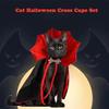 Pet Cat Role-playing Costumes Halloween Pet Transformation Costumes Holiday Party Costumes Suitable for Small Pet Cat and Dog
