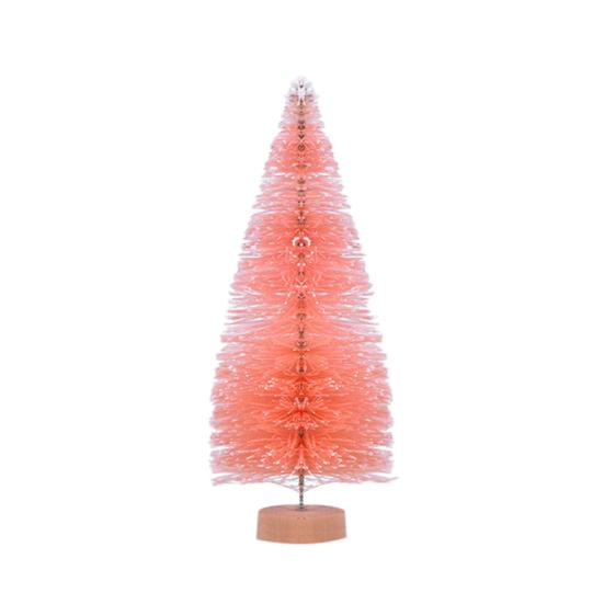 Mini Kunstig Snødekt Juletre Furu Modell Terrarier Mikrolandskap Dekorasjon