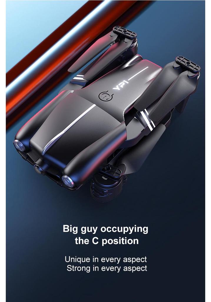 YP1 Drone HD: Dual Camera, Optical Flow Obstacle Avoidance, Remote Control Aircraft Toy for Kids